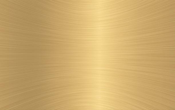 istock Brushed golden metallic surface with radial texture, luxury and elegance background 2223524346