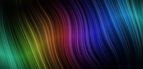 istock Background with vibrant abstract glowing wavy lines in a rainbow spectrum gradient 2223524470