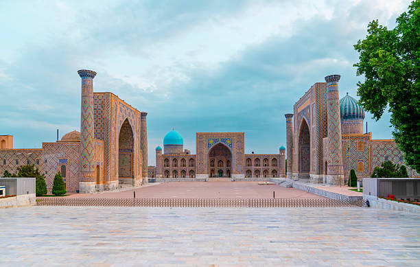 istock Madrasahs in Registan Square, Samarkand, Uzbekistan 2223548101