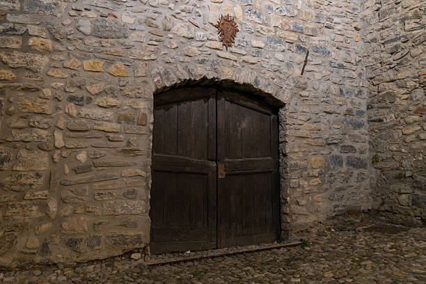 istock Heavy wooden door 2223550683