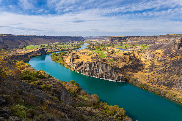 istock Snake River winding through canyon near Twin Falls, Idaho 2223559999