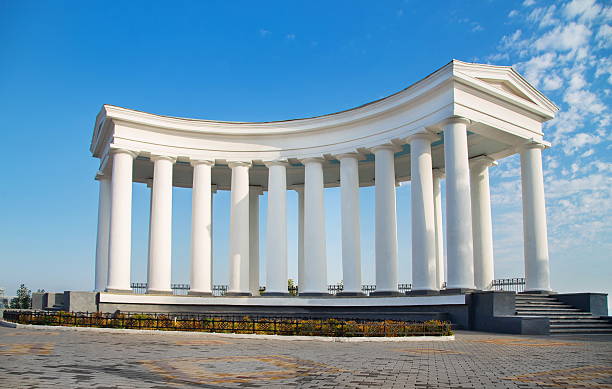 colonnade at Vorontsov palace in Odessa in Ukraine