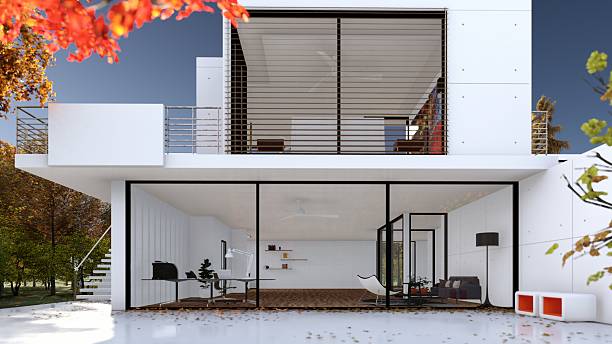istock A Beautiful House with an Unusual Round Window 2223569006