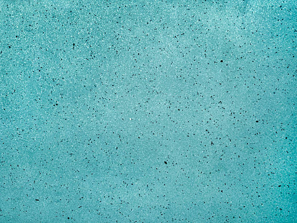 istock Terrazzo light blue speckled concrete wall texture. Minimalist industrial background. Modern design element. 2223578020