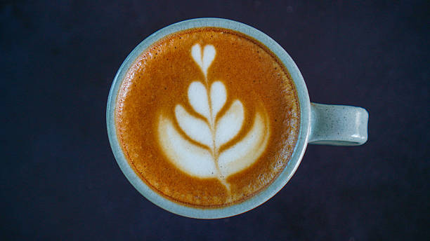 istock Latte art on a cup of coffee 2223578722