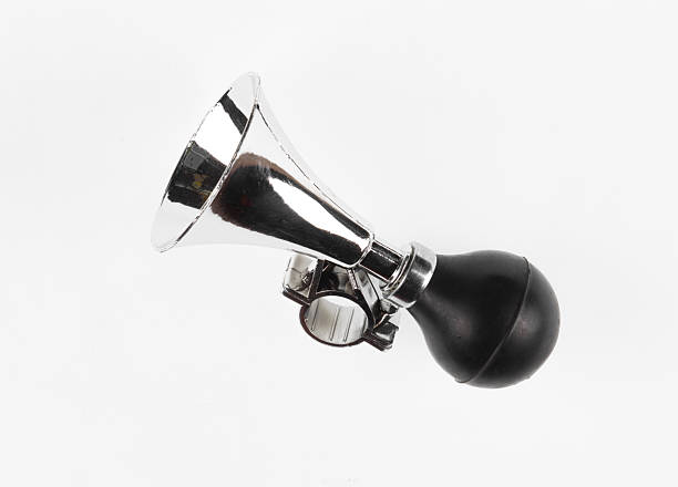 istock silver bicycle horn isolated on white background 2223581316