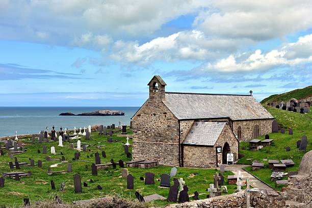 istock Saint Patrick's church above the Irish Sea 2223589025
