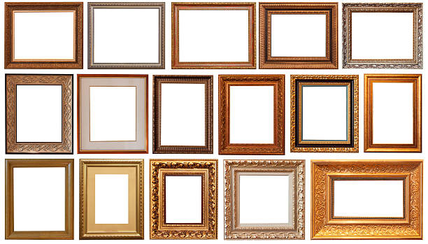 istock frame picture isolated on white background gold antique 2223594958
