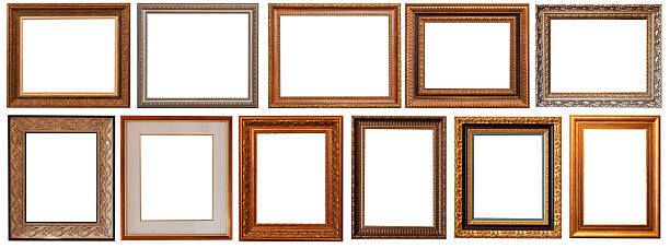 istock frame picture isolated on white background gold antique 2223595125