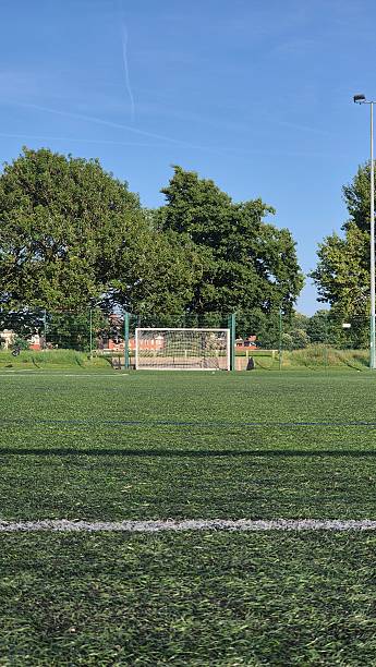 istock Soccer Goal on Outdoor Turf Pitch 2223599095