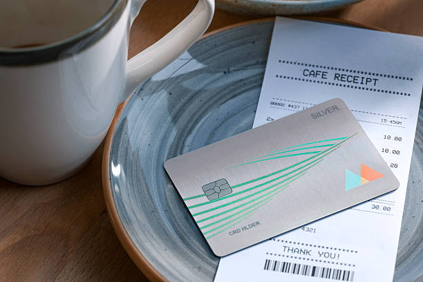 istock Paying restaurant bill with credit card after drinking coffee 2223604560