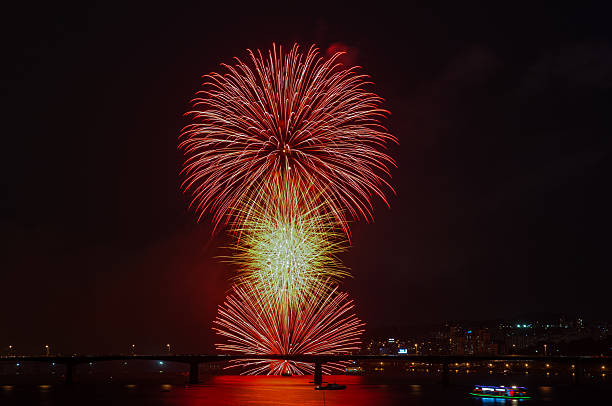 Fireworks in celebration event. Celebration concept.