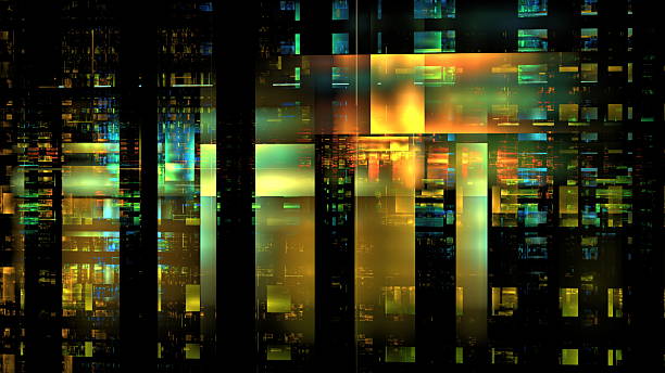 istock This vivid abstract artwork showcases a dynamic blend of colors and geometric shapes creating a captivating visual experience. interplay of light and texture adds depth and intrigue. 3d render 2223617821