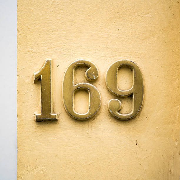 istock house number one hundred and sixty nine (169) 2223630440