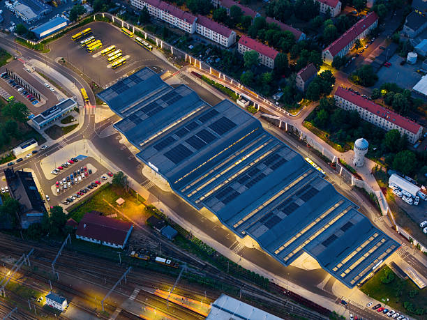 istock Gliwice Central Transport Hub: A Modern Gateway at Dusk 2223634647