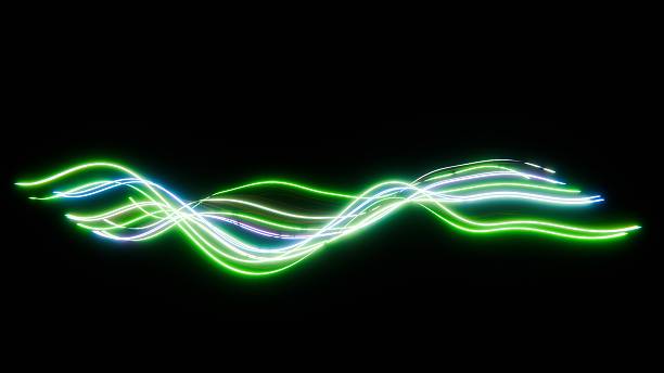 istock a green and white wave of light 2223637079