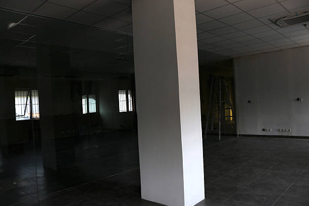 istock Photo of a dark empty room in an abandoned building 2223640251
