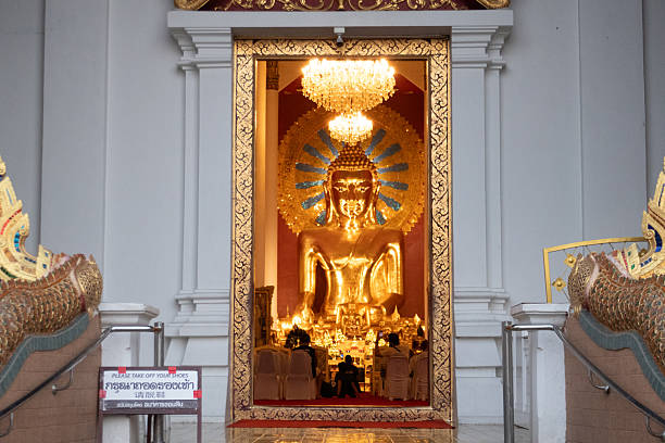 Wat Phra Singh is a Buddhist temple in Chiang Mai, Northern Thailand, inside the walls of Old town. The Temple is bestowed upon it the status of Royal temple of the first grade in 1935.