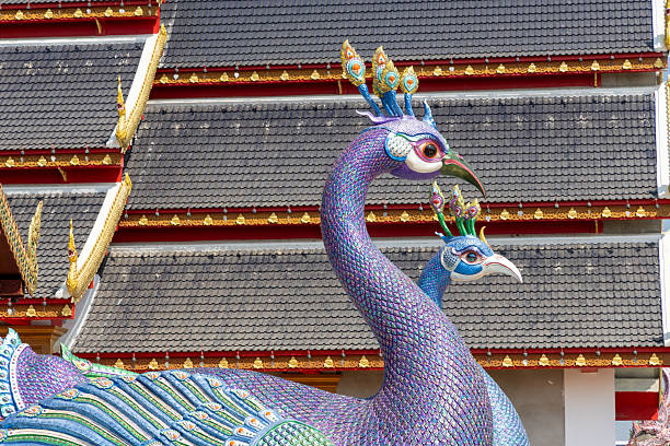 Wat Densari Sri Muangkaen is a  modern Buddhist temple about 40 minutes drive from the Center of Chiang Mai.