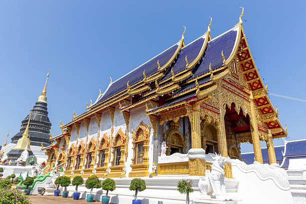 Wat Densari Sri Muangkaen is a  modern Buddhist temple about 40 minutes drive from the Center of Chiang Mai.