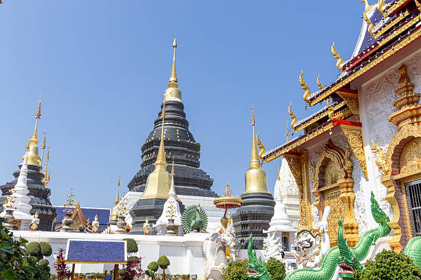 Wat Densari Sri Muangkaen is a  modern Buddhist temple about 40 minutes drive from the Center of Chiang Mai.