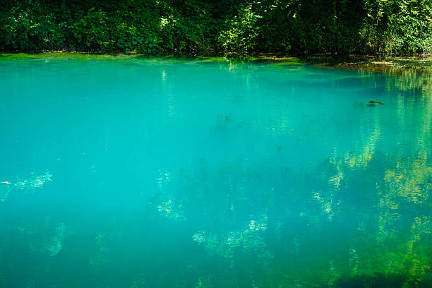 Blautopf lake is steeped in local legends, including tales of a mermaid who lives in the depths and guards ancient secrets.