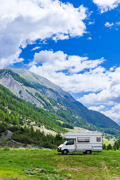 istock Scenic Camper Van Journey in the Italian Alps 2223645457