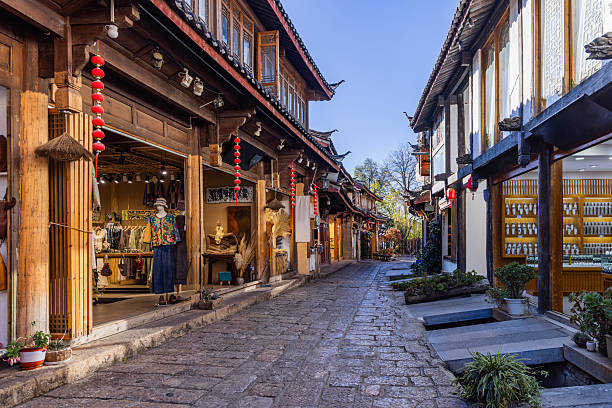 istock The ancient town of Shuhe under the sun 2223648536