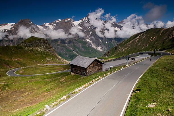Winding Grossglockner High Alpine Road Through Austrian Mountains