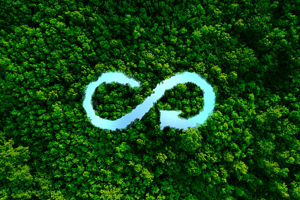 istock Sharing,reusing,repairing,renovating and recycling existing materials and products as much possible.Circular economy concept. Energy consumption and CO2 emissions are increasing. 2223662565
