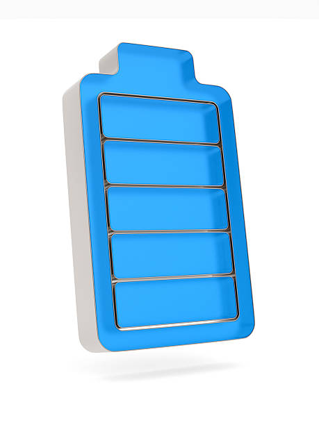battery on white background. Isolated 3d illustration