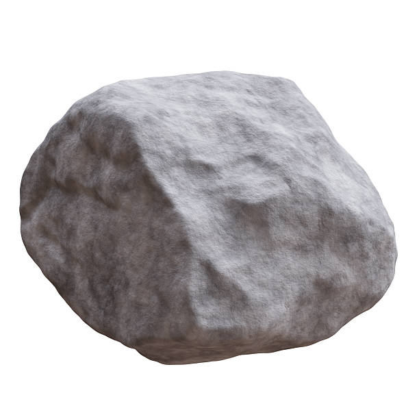 istock Rock isolated on white, Big stone, boulder. 2223666141