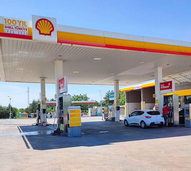 Oil Dripping From a Gasoline Pump