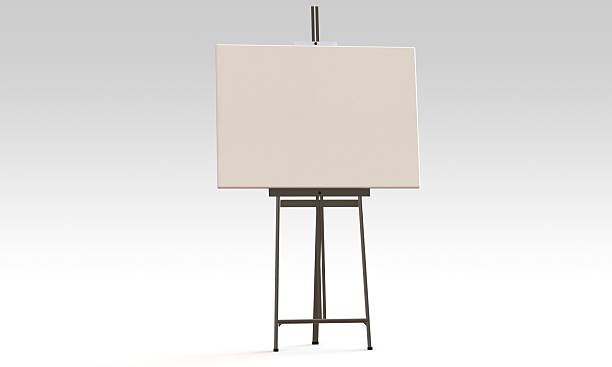 istock Easel on the floor isolated on white 2223666457