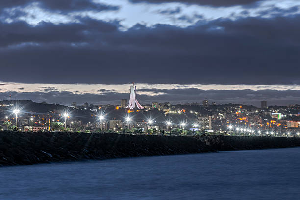 istock Algiers city night view from Sablettes jetty 2223670413