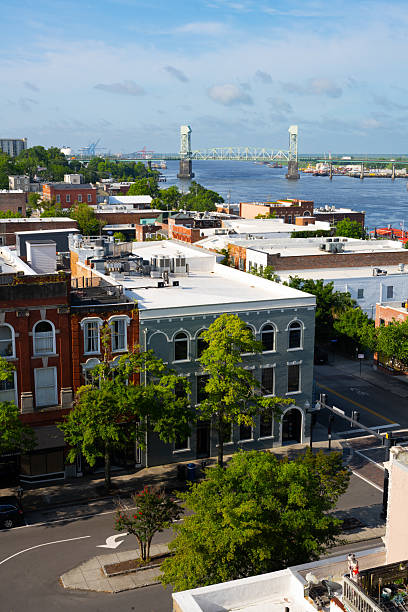 istock Wilmington, North Carolina - Waterfront Aerial 2223679792