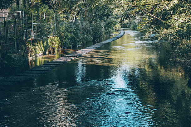 istock Close-up of beautiful river flow, 2223679867