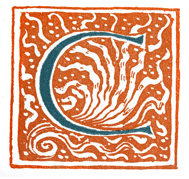 istock Ornate capital letter C, Design, Vintage illustration, Walter Crane 2223683963