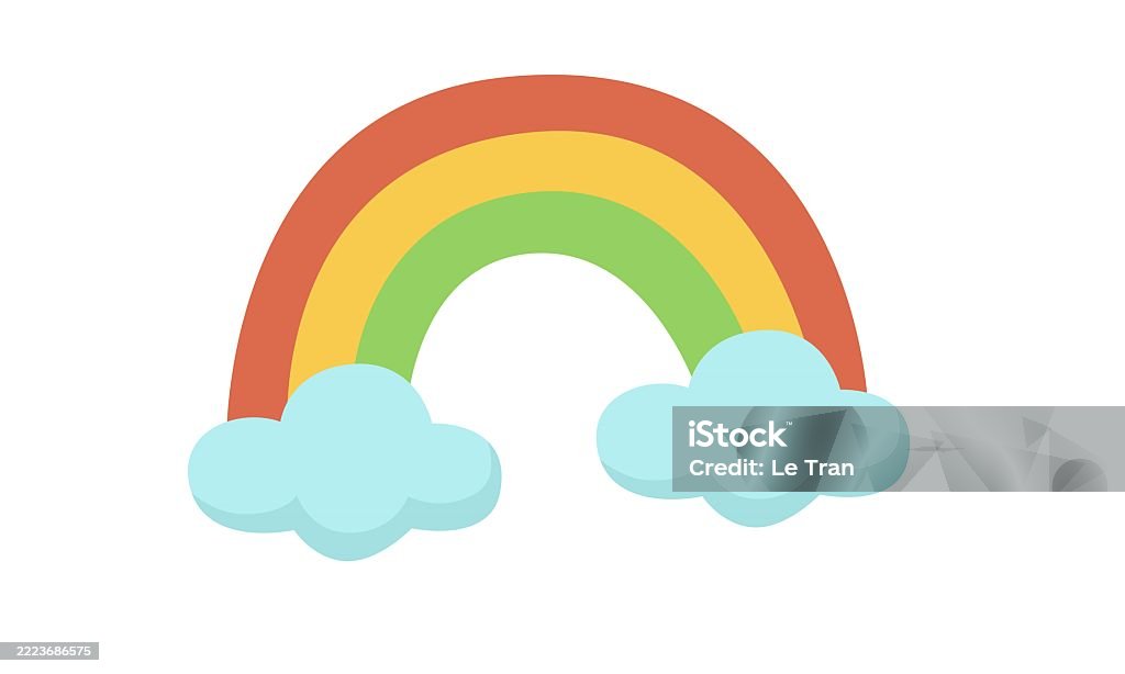 Мультяшная дуга или радужный вектор - Векторная графика Векторная графика роялти-фри Мультяшная дуга или радужный вектор - Векторная графика Векторная графика роялти-фри