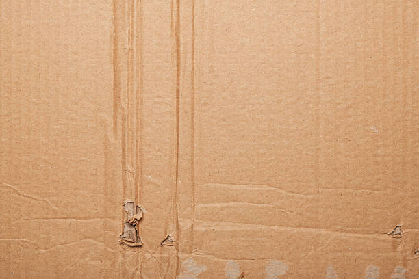 istock Torn crumpled cardboard is used as a background design element. 2223697872