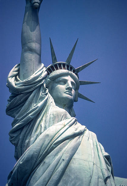 istock Statue of Liberty Close-up Vertical - 1980 2223698492