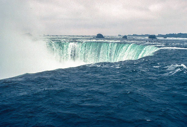 Misty Niagara Falls Canada on a Summer Day