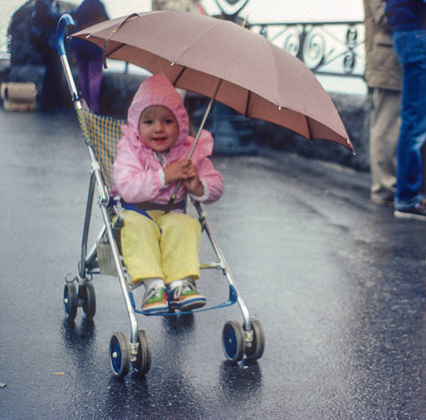Niagara Falls Canada - Staying Dry - 1980. Scanned from Kodachrome 64 slide.