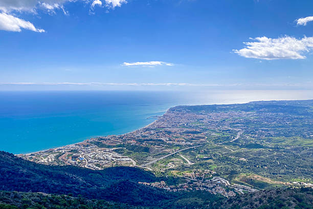 istock Panoramic view unfolds from the scenic hiking path leading to Mijas pea 2223710164