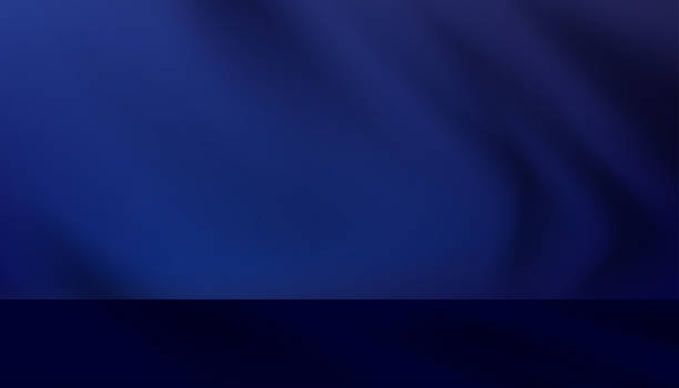 istock Simple background design.Minimalist abstract blue color, Studio interior room for product design presentation.Vector background of blurred shadow leaf,window light on light wall and floor podium 2223719182