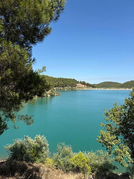 istock Mountain lake with turquoise water 2223722389