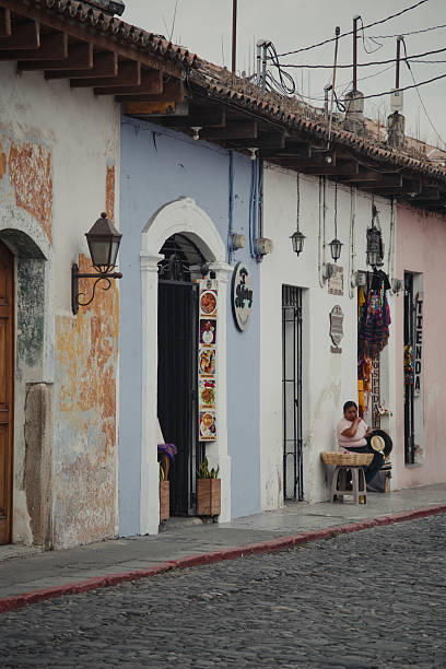 istock Antigua Guatemala City and volcano view 2223725689