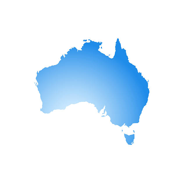 istock Map of Australian, sign silhouette. World Map Globe. Vector Illustration isolated on transparent background. African continent 2223726587