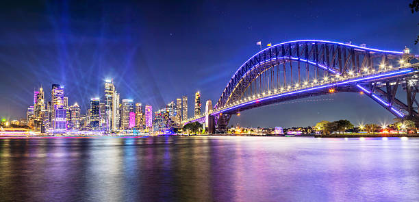 istock Sydney Vivid Kirrib 45mm CBD Bridge 2223728130