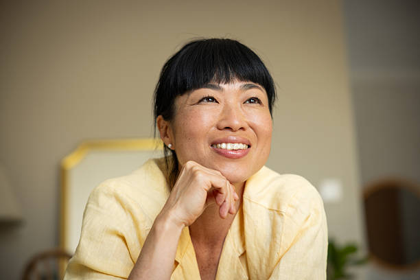istock Japanese women enjoying the morning while waking up 2223728771